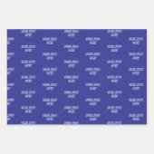 Personalized Custom Your Logo Here Business Office Geschenkpapier Set (Vorderseite)