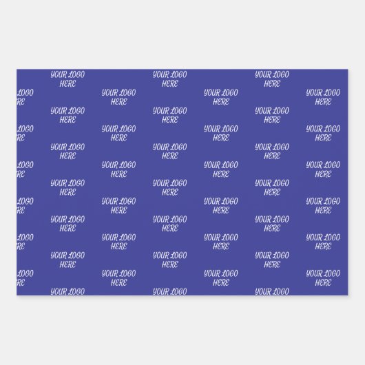 Personalized Custom Your Logo Here Business Office Geschenkpapier Set (Vorderseite 2)