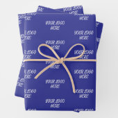 Personalized Custom Your Logo Here Business Office Geschenkpapier Set (Beispiel)