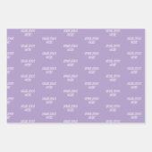 Personalized Custom Your Logo Here Business Office Geschenkpapier Set (Vorderseite 3)