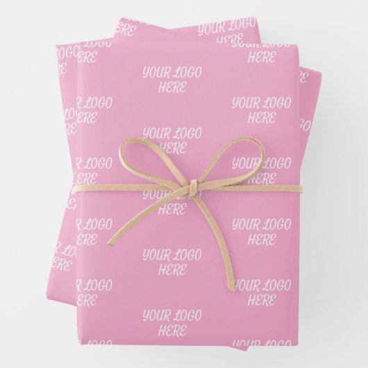 Personalized Custom Your Logo Here Business Office Geschenkpapier Set (Beispiel)