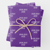 Personalized Custom Your Logo Here Business Office Geschenkpapier Set (Beispiel)