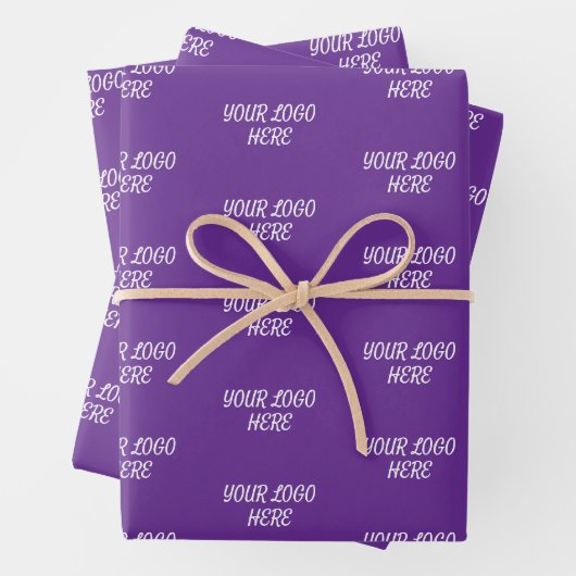 Personalized Custom Your Logo Here Business Office Geschenkpapier Set (Beispiel)
