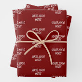 Personalized Custom Your Logo Here Business Office Geschenkpapier Set (Beispiel)