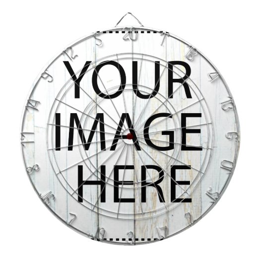 Personalized Custom Your Own Foto & Text Dart Boa Dartscheibe (vorne)