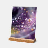 Personalized Custom Your Own Photo Acrylschild (Winkel)