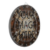 Personalized Custom Your Own Photo & Text Dartscheibe (Vorderseite Links)