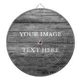 Personalized Custom Your Own Photo & Text Dartscheibe (vorne)