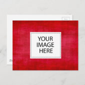 Personalized Custom Your Own Photo & Text Postcard Postkarte (Vorne/Hinten)