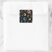 Personalized Custom Your Own Photo & Text Quadratischer Aufkleber (Tasche)