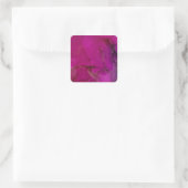 Personalized Custom Your Own Photo & Text Quadratischer Aufkleber (Tasche)