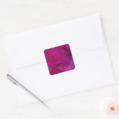 Personalized Custom Your Own Photo & Text Quadratischer Aufkleber (Umschlag)
