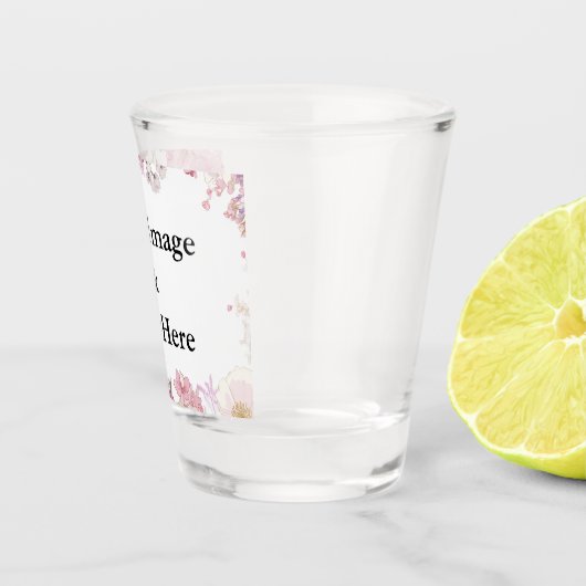 Personalized Custom Your Own Photo & Text Schnapsglas (Rechts)