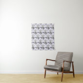Personalized Custom Your Own Photo & Text Tapestry Wandteppich (Beispiel)