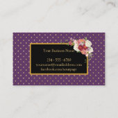 Personalized Custom Your Own Photo & Text Visitenkarte (Rückseite)