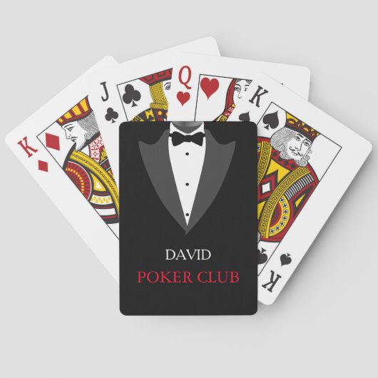 Personalized Customized Poker Club Spielkarten (Rückseite)