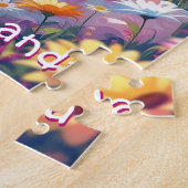 Personalized Cute Anime Girl Reading a Book Puzzle (Seite)