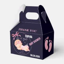 Personalized Cute Baby Shower Favor Boxes