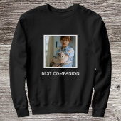 Personalized Cute Cat Mom Photo Quote Custom Pet  Sweatshirt