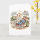 Personalized Cute Christmas Card for Orthodontist Karte (Gelbe Blume)