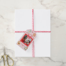 Personalized Cute Christmas Photo Collage  Geschenkanhänger