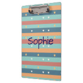 Personalized Cute clipboard with Name Klemmbrett (Links)