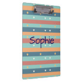 Personalized Cute clipboard with Name Klemmbrett (Rechts)