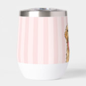 Personalized Cute Dog with Pink Heart (Vorderseite)