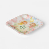 Personalized Cute Fairy Birthday Paper Plate  Pappteller (Gewinkelt)