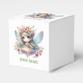 Personalized Cute Fairy & Floral Wreath Geschenkschachtel (Vorderseite)
