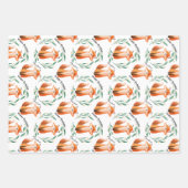 Personalized Cute Fox woodland birthday Geschenkpapier Set (Vorderseite 3)