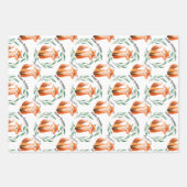 Personalized Cute Fox woodland birthday Geschenkpapier Set (Vorderseite)