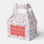 Personalized Cute Hand Drawn Food Geschenkschachtel (Vorderseite)