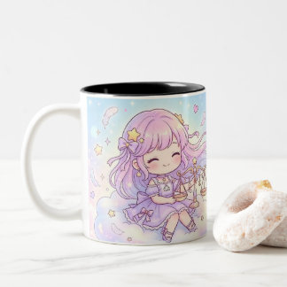 Personalized Cute Libra Zodiac Mug Zweifarbige Tasse