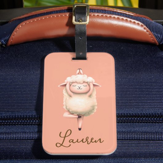 Personalized cute luggage tag gepäckanhänger (Vorderseite Insitu 2)