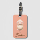 Personalized cute luggage tag gepäckanhänger (Vorderseite Vertikal)