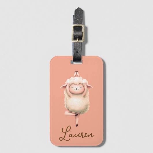 Personalized cute luggage tag gepäckanhänger (Vorderseite Vertikal)