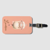 Personalized cute luggage tag gepäckanhänger (Vorderseite (Horizontal))