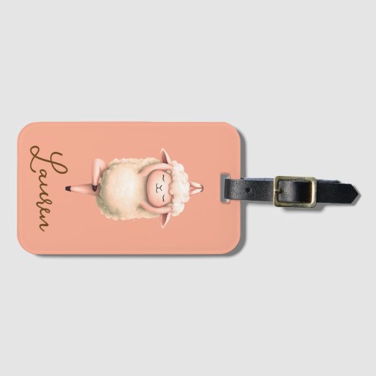 Personalized cute luggage tag gepäckanhänger (Vorderseite (Horizontal))