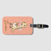 Personalized cute luggage tag gepäckanhänger (Vorderseite (Horizontal))