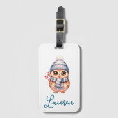 Personalized cute luggage tag gepäckanhänger (Vorderseite Vertikal)