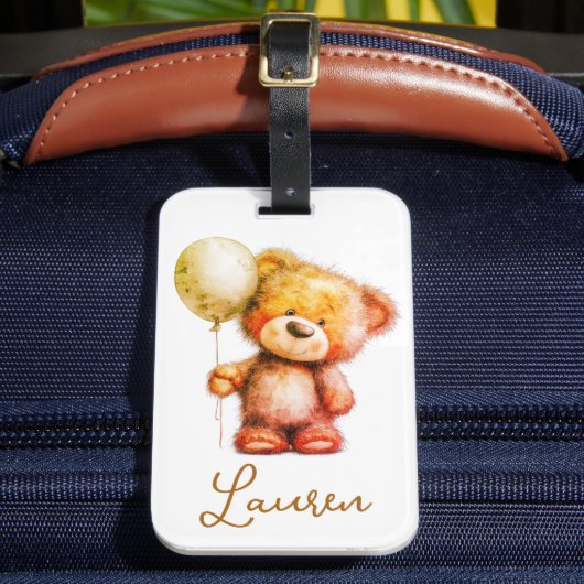 Personalized cute luggage tag gepäckanhänger (Vorderseite Insitu 2)
