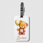 Personalized cute luggage tag gepäckanhänger (Vorderseite Vertikal)
