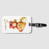Personalized cute luggage tag gepäckanhänger (Vorderseite (Horizontal))