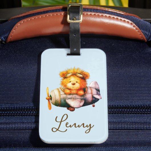 Personalized cute luggage tag gepäckanhänger (Vorderseite Insitu 2)