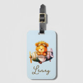 Personalized cute luggage tag gepäckanhänger (Vorderseite Vertikal)