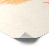 Personalized Cute Maltese Puppy Pink Bow Wall Art Poster (Ecke)