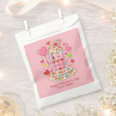 Personalized Cute Milkshake Classroom Valentine Geschenktütchen (Ausgeschnitten)