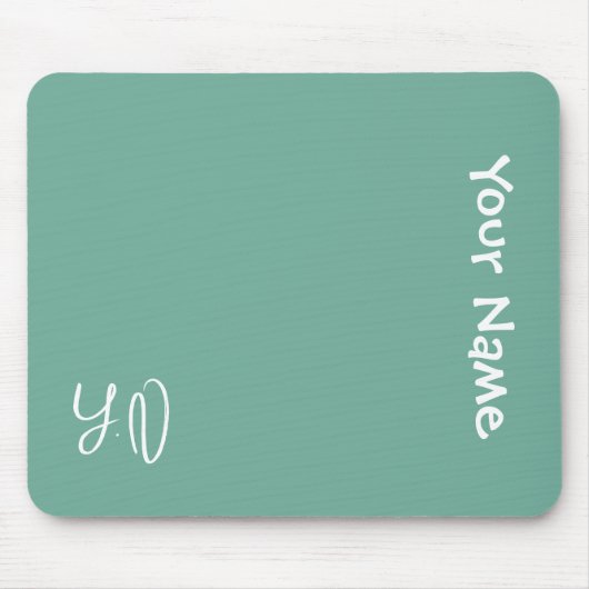 Personalized Cute Mouse Pad – Name & Initials Gift Mousepad (Vorne)