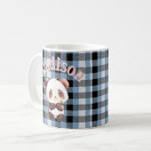 Personalized Cute Panda Coffee Mug Kaffeetasse (Vorderseite Links)